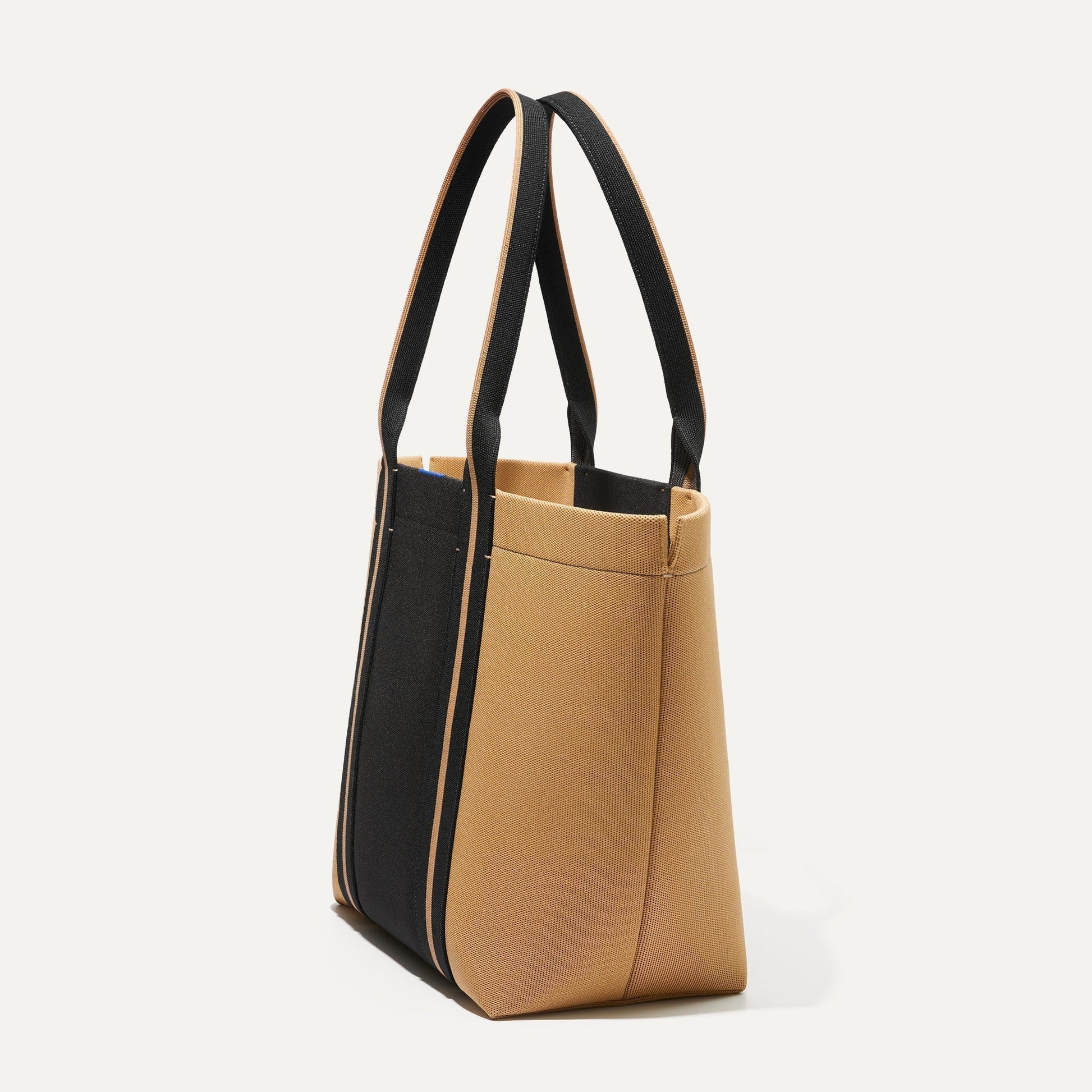 The Essential Tote - Camel and Black