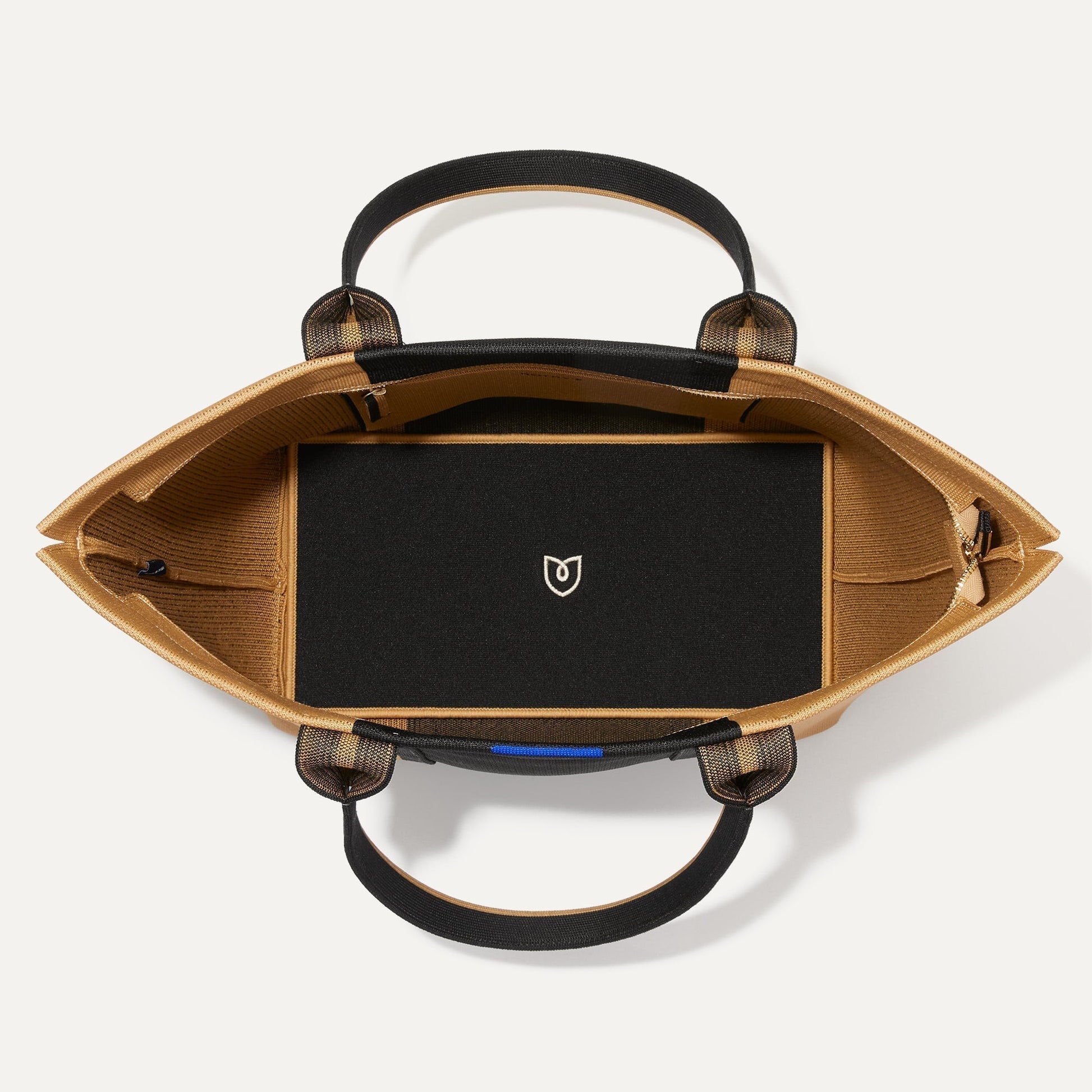 The Essential Tote - Camel and Black