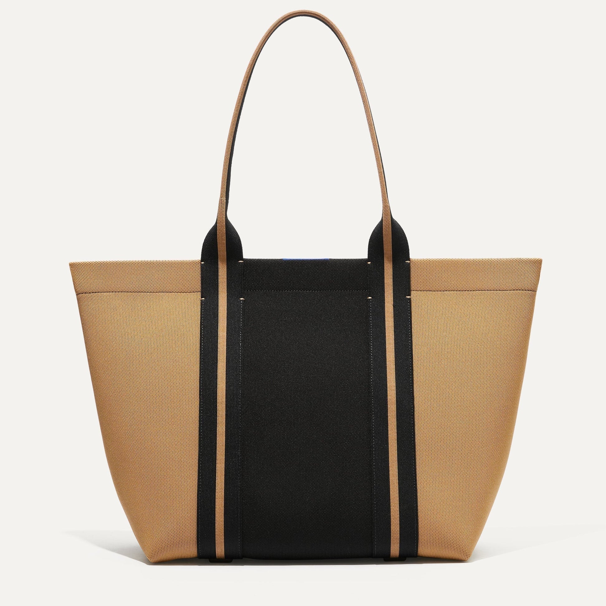 The Essential Tote - Camel and Black